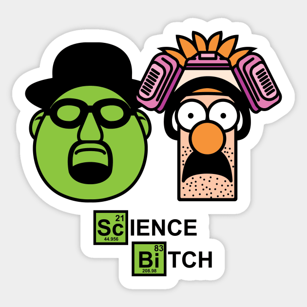 Muppets Breaking Bad Mashup Sticker by stayfrostybro